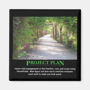 Imán Plan del proyecto - apenas hágale el PowerPoint