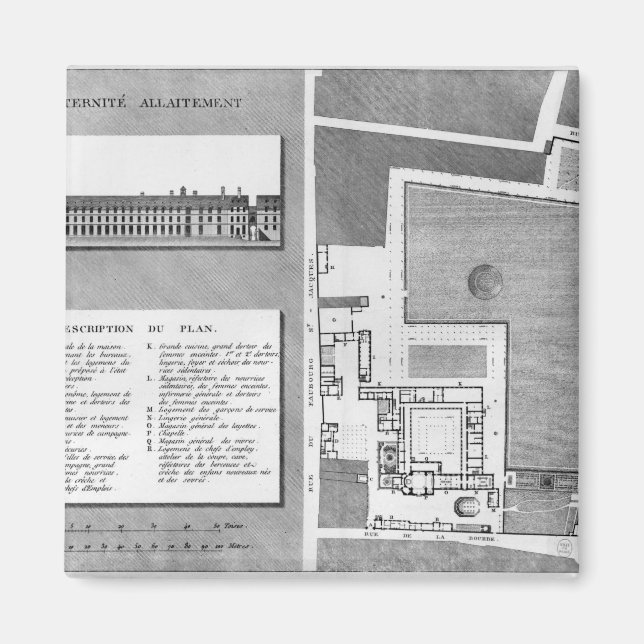 Imán Plan del Puerto Real Maternito (Frente)