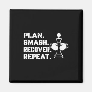 Imán Plan. Smash. Recover. Repeat.' - Boxeo Ajedrez