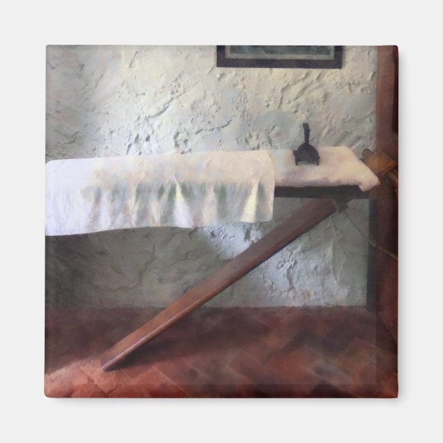 Imán Plancha y tabla de planchar (Frente)