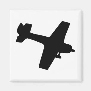 Imán Plane Silhouette