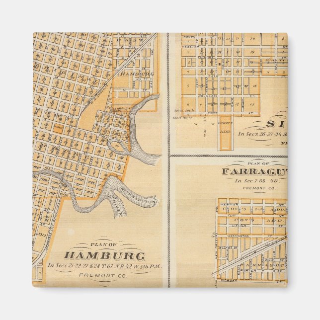 Imán Planes de Hamburgo, Sidney, Farragut (Frente)