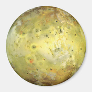 Imán PLANET JUPITER'S MOON IO color verdadero (sistema