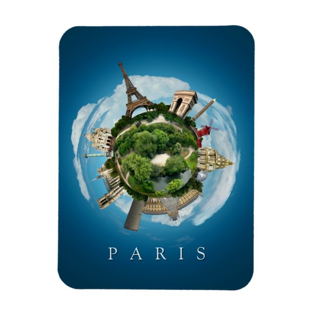 Imán Planet Paris Magnet (Vertical)