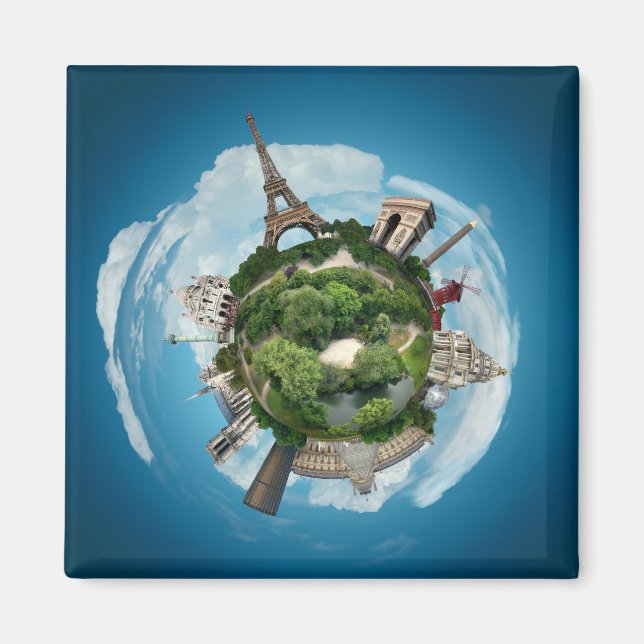 Imán Planet Paris Magnet (Frente)