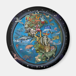 Imán Planeta animal