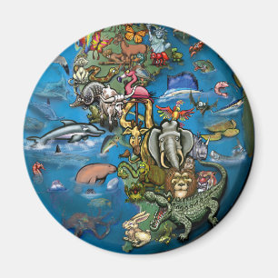 Imán Planeta animal