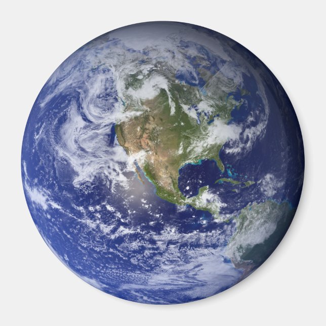 Imán Planeta azul Tierra (Frente)