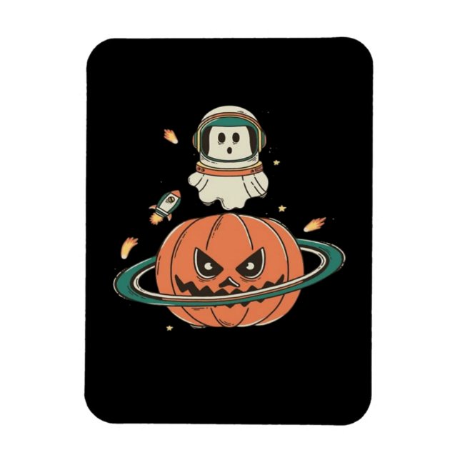 Imán Planeta de calabaza (Vertical)