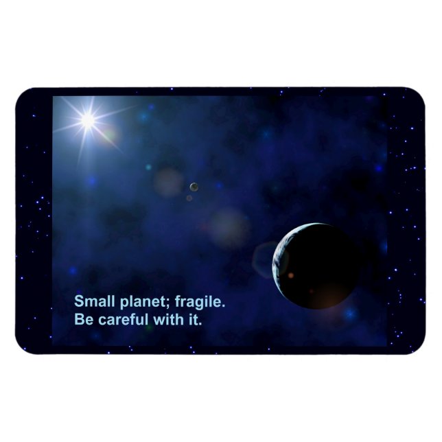 Imán Planeta frágil (Horizontal)