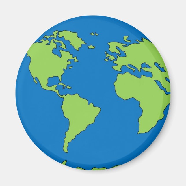Imán Planeta Tierra (Frente)