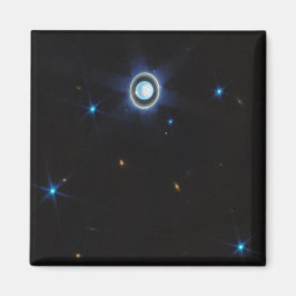 Imán Planeta Urano con anillos y lunas Imagen JWST