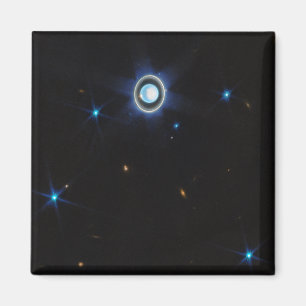 Imán Planeta Urano con anillos y lunas Imagen JWST