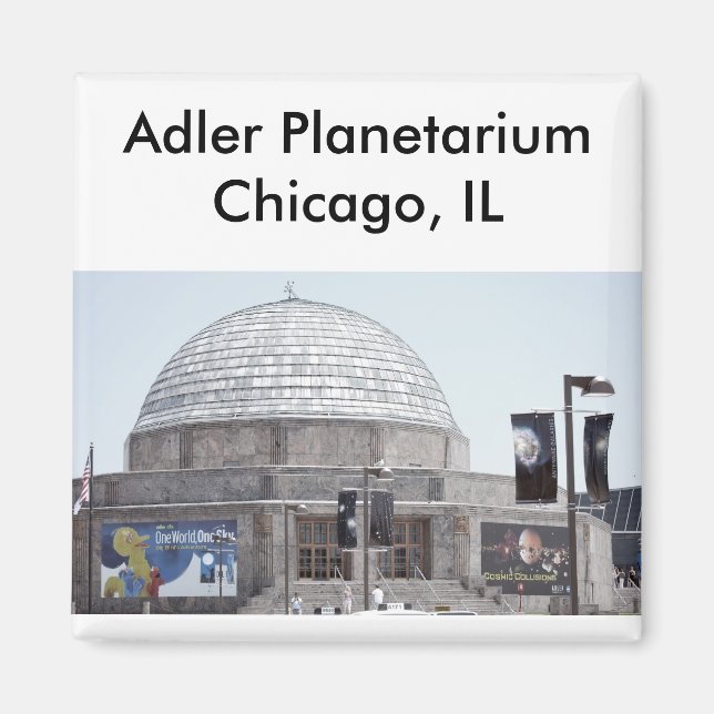 Imán Planetario Adler - Chicago, IL (Frente)
