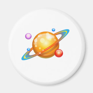 Imán Planetas coloridos