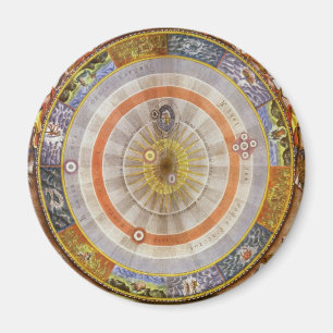 Imán Planisferio Copernicano Celeste de Astronomía Vint