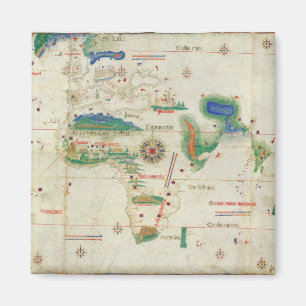 Imán Planisferio el 1502 de Cantino