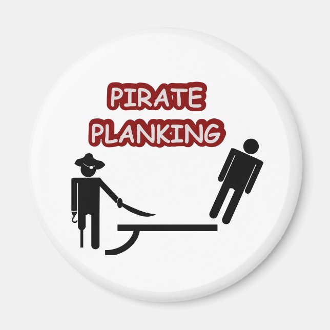 Imán Planking pirata (Frente)