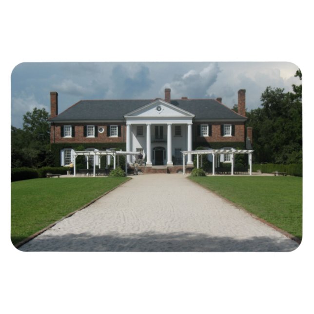 Imán Plantación Boone Hall, Charleston SC Magnet (Horizontal)