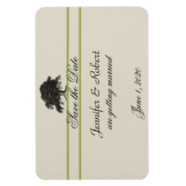 Imán Plantación de robles en verde salva la fecha