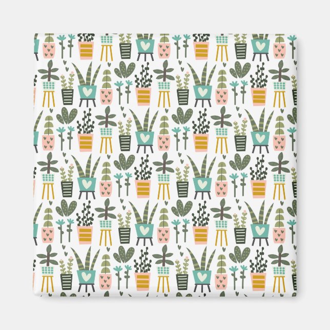 Imán Plantador Art Deco (Frente)