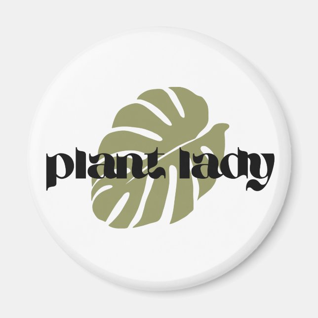 Imán Plantadora Monstera Leaf Magnet (Frente)