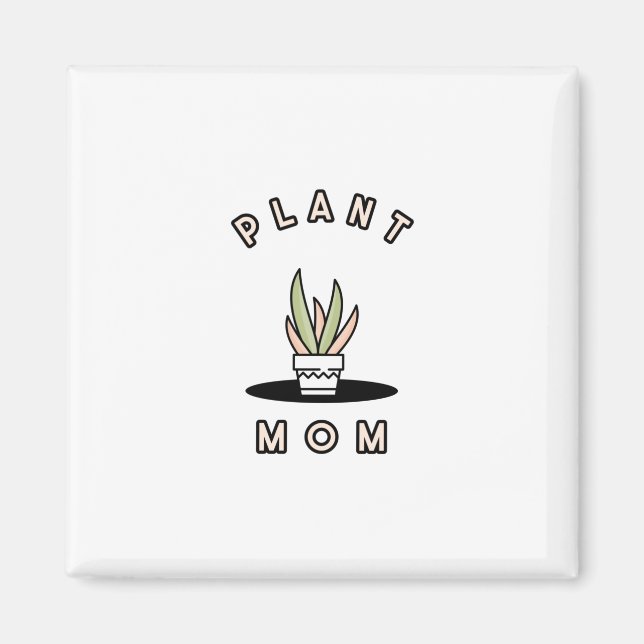 Imán Plantar a mamá (Frente)