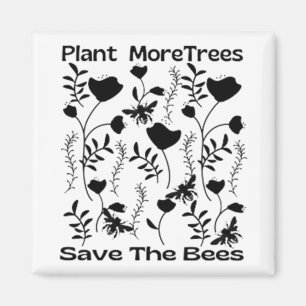 Imán Plantar Más Árboles Salvar A Las Abejas