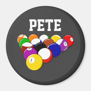 Imán Plantilla de Billiards, diseño popular