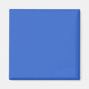 Imán Plantilla de color de fondo azul sólido 3366CC
