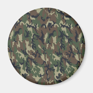 Imán Plantilla de fondo de camuflaje de Woodland