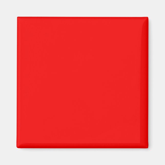 Imán plantilla de fondo de personalizado DIY rojo brill (Frente)