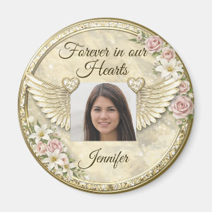 Imán Plantilla de Foto Personalizada en Memoria