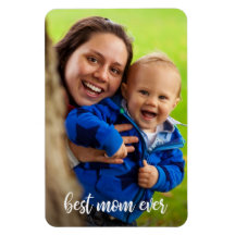 Plantilla de fotografía con guión blanco para la m