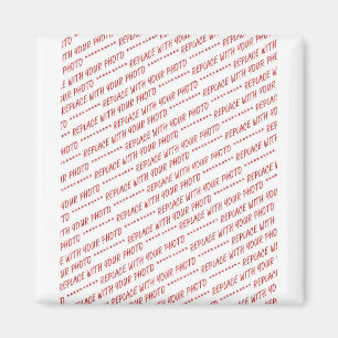 Imán Plantilla de fotografía de tamaño específico 8x10