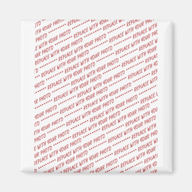 Imán Plantilla de fotografía de tamaño específico 8x10 (Frente)