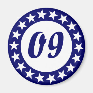 Imán Plantilla de número de estrellas de visión