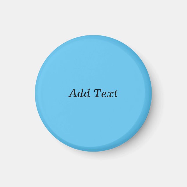 Imán Plantilla de Personalizado de texto de adición ver (Frente)