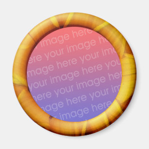 Imán Plantilla de Petal (borde de marco de efecto 3d)