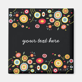 Imán Plantilla de puntos divertidos