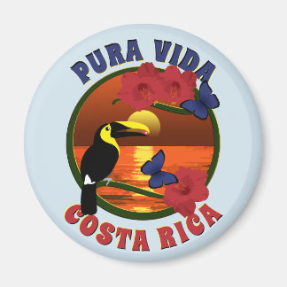 Imán Plantilla de Pura Vida Costa Rica