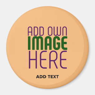 IMÁN PLANTILLA DE TEXTO DE IMAGEN DE NARANJA DE PAZ EDI