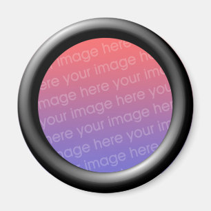 Imán Plantilla del negro (frontera del marco del efecto