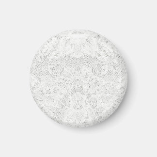 Imán Plantilla - Fondo de encaje blanco