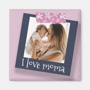 Imán Plantilla fotográfica del Día de la Madre