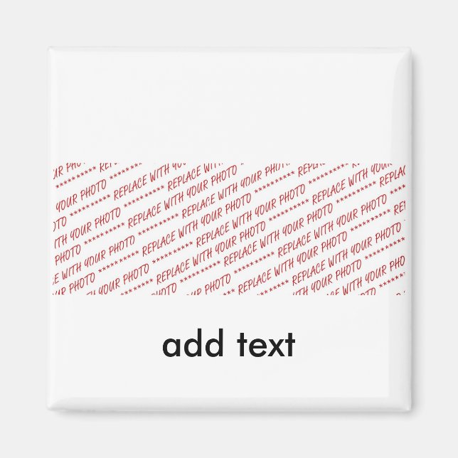 Imán Plantilla para fotografía panorámica, de grupo o d (Frente)