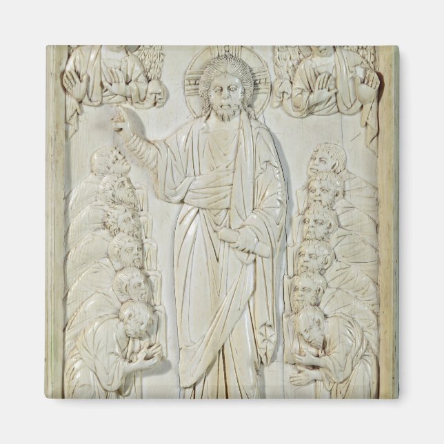Imán Plaque que representa a Cristo bendiciendo a los a (Frente)