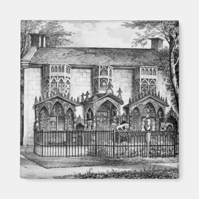 Imán Plas Newyyd, cerca de Llangollen, Gales, sede de L (Frente)