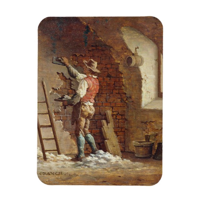 Imán Plasterer, c.1807 (aceite en panel) (Vertical)