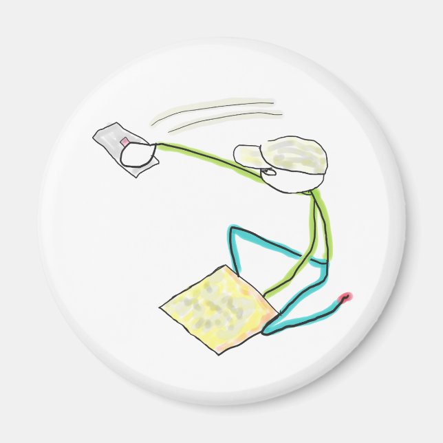 Imán Plasterer Stickman (Frente)